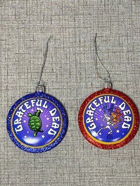 Set Of Official Grateful Dead Christmas Ornaments